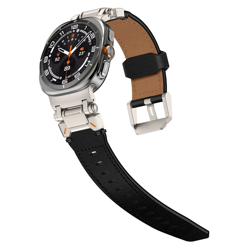 Absolut Bequem Samsung Galaxy Watch Ultra 47mm Kunstleder Armband