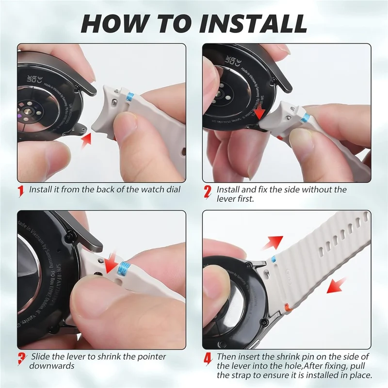 Unglaublich Gut Samsung Smartwatch Silikon Universell Armband