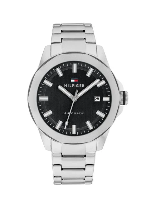 Tommy Hilfiger 1792202 Herren Armbanduhr Silber • Edelstahlgehäuse 42 mm • 10 BAR Wasserdicht