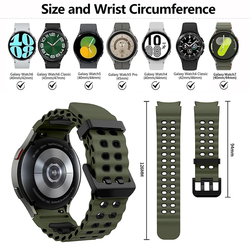 Hervorragend Samsung Smartwatch Silikon Universell Armband
