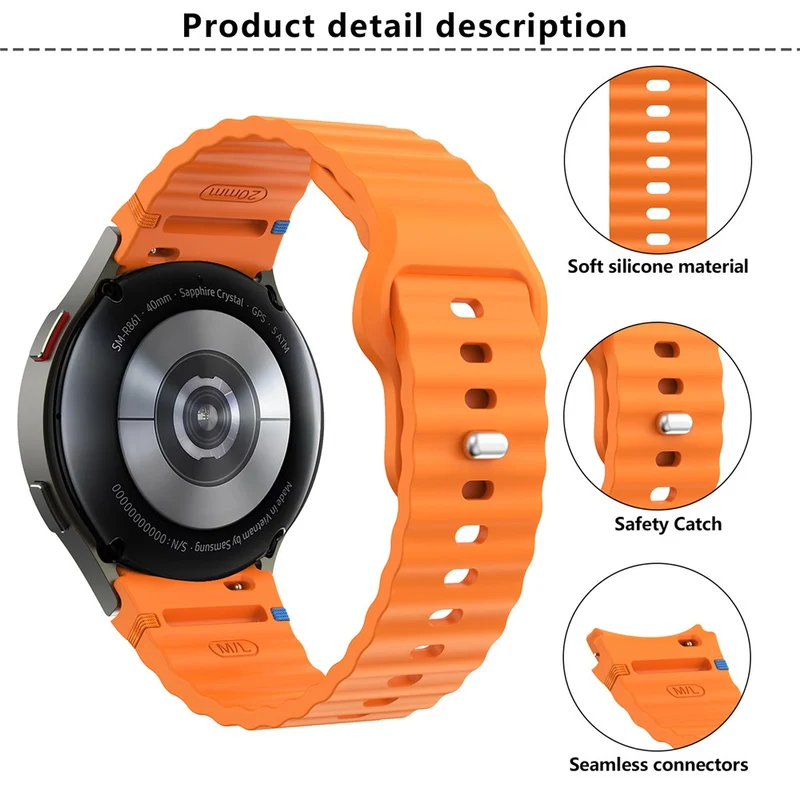Dauerhaft Samsung Smartwatch Silikon Universell Armband