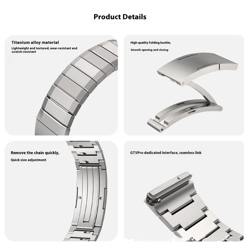 Wunderbar Huawei WATCH GT 5 46 mm Metall Armband