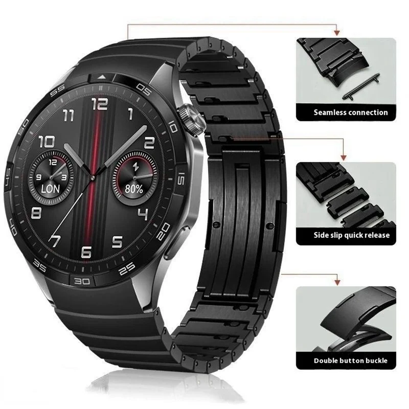 Entzückend Huawei Watch GT 4 46mm Metall Armband