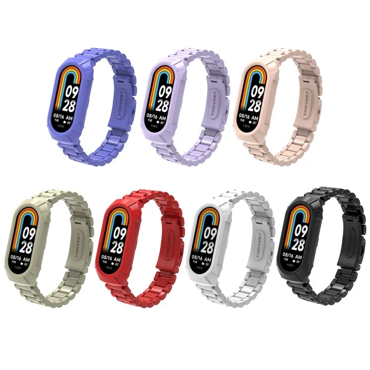 Bemerkenswert Robust Xiaomi Smart Band 8 / Xiaomi Smart Band 9 Plastik Universell Armband