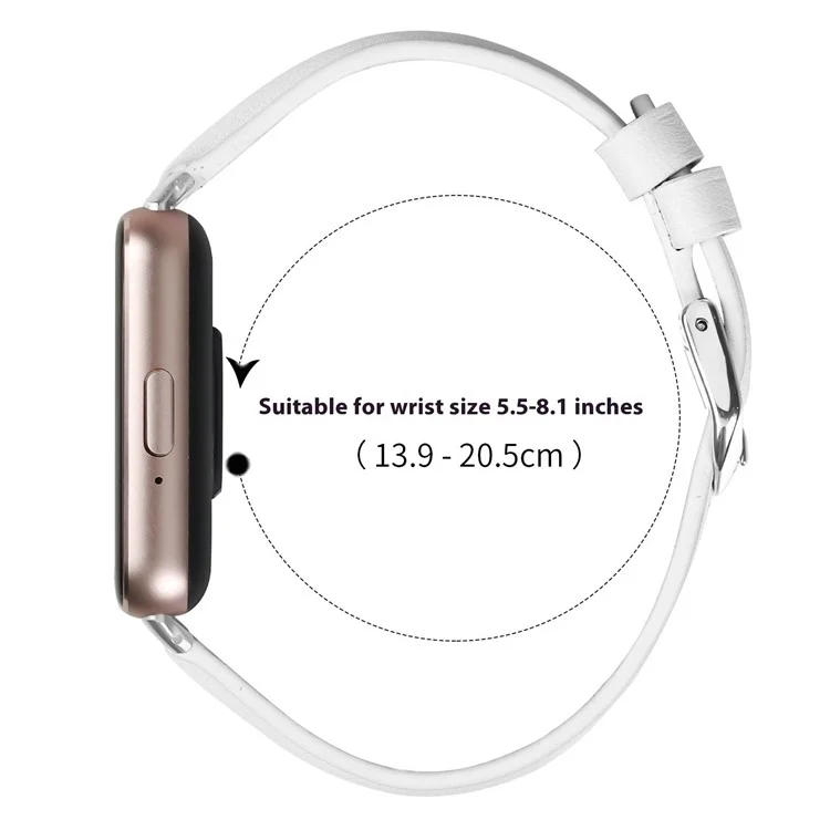 Stark Samsung Galaxy Fit 3 Echtes Leder Armband