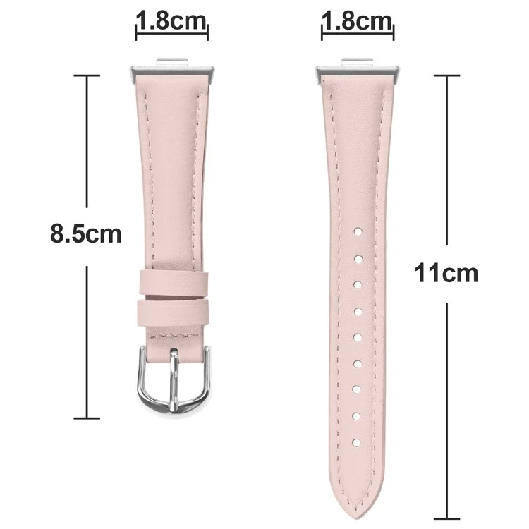 Stark Samsung Galaxy Fit 3 Echtes Leder Armband