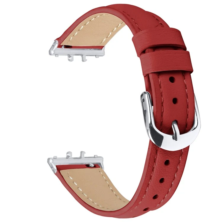 Stark Samsung Galaxy Fit 3 Echtes Leder Armband