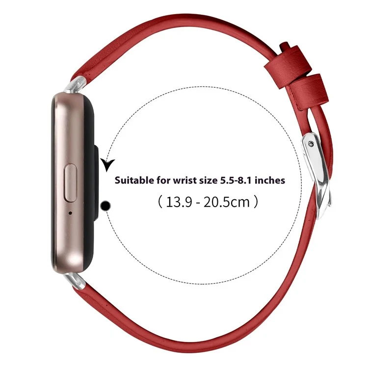 Stark Samsung Galaxy Fit 3 Echtes Leder Armband