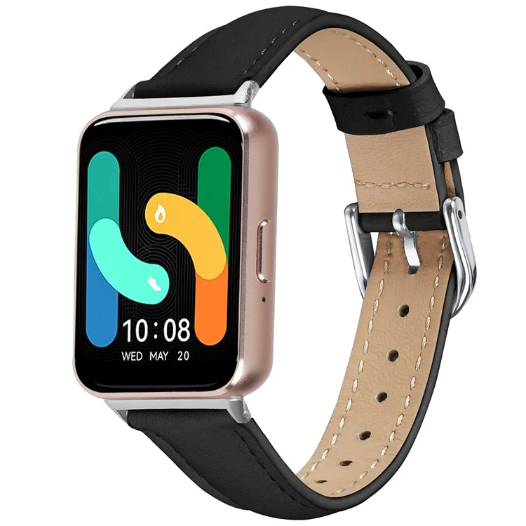 Stark Samsung Galaxy Fit 3 Echtes Leder Armband