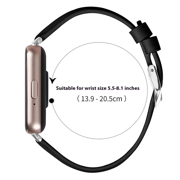 Stark Samsung Galaxy Fit 3 Echtes Leder Armband
