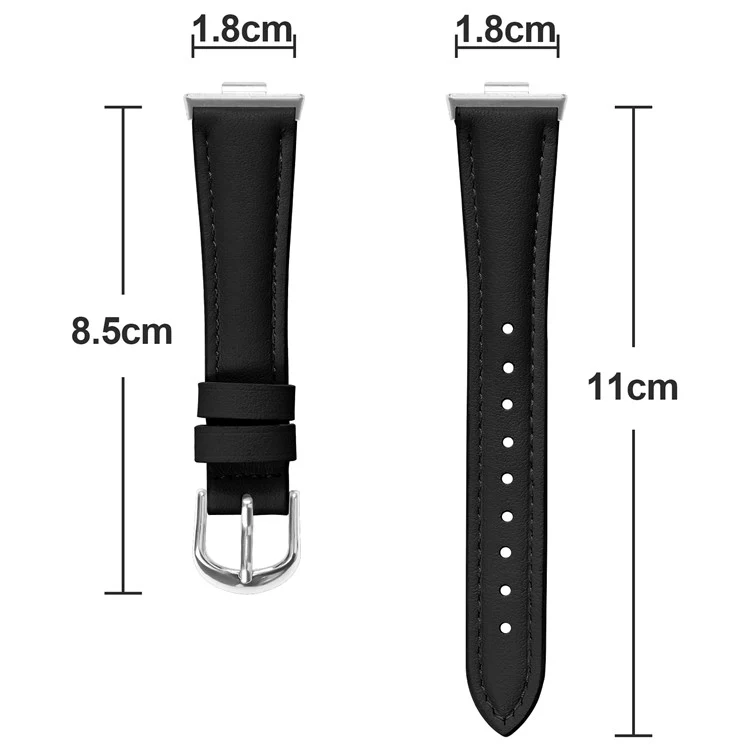 Stark Samsung Galaxy Fit 3 Echtes Leder Armband
