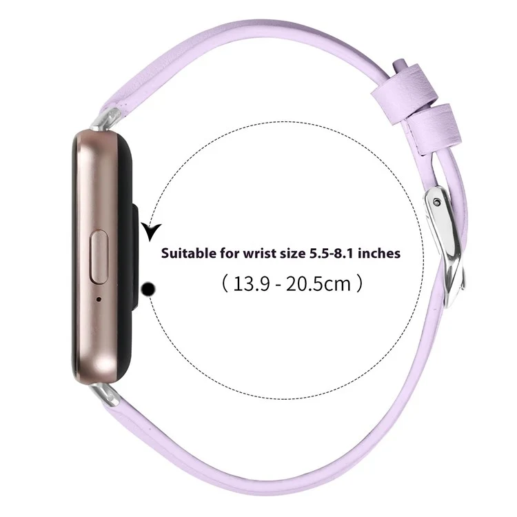 Stark Samsung Galaxy Fit 3 Echtes Leder Armband