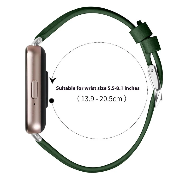 Stark Samsung Galaxy Fit 3 Echtes Leder Armband
