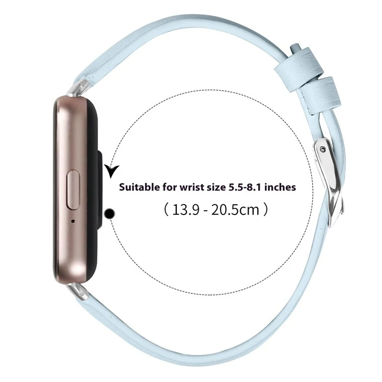 Stark Samsung Galaxy Fit 3 Echtes Leder Armband