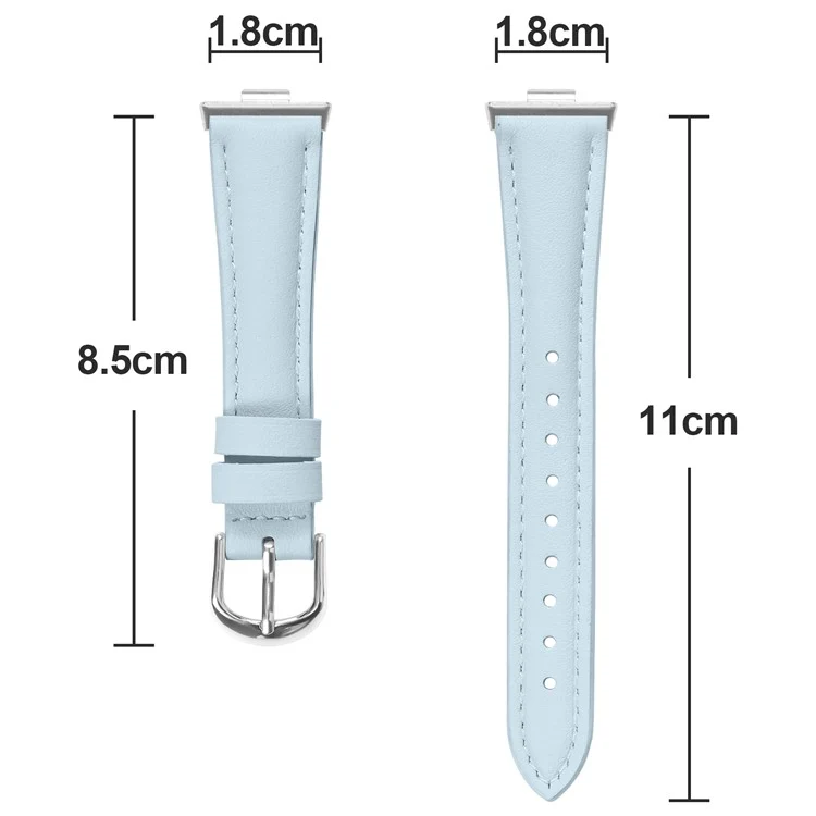 Stark Samsung Galaxy Fit 3 Echtes Leder Armband