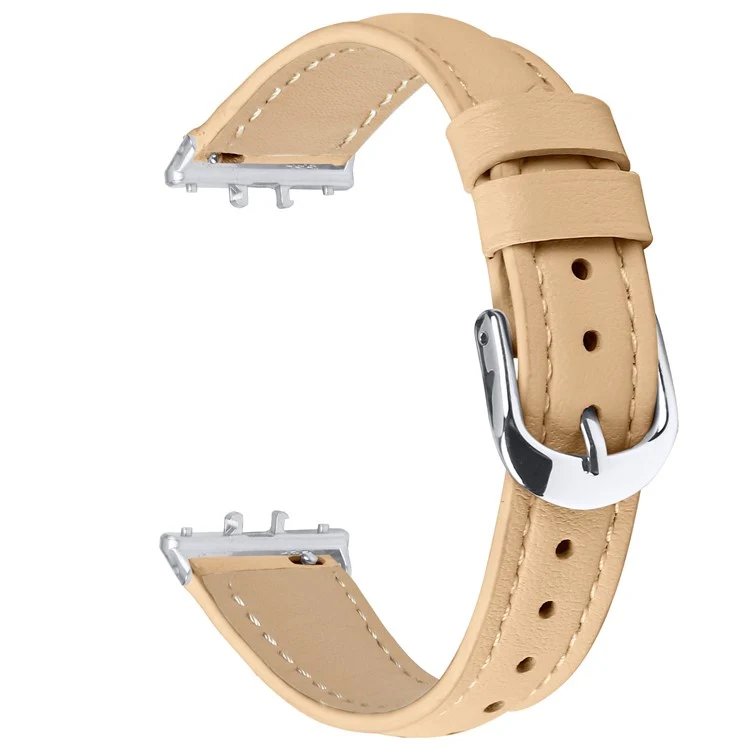Stark Samsung Galaxy Fit 3 Echtes Leder Armband