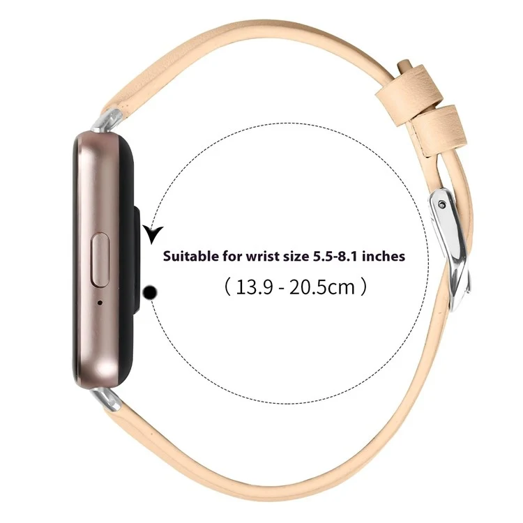 Stark Samsung Galaxy Fit 3 Echtes Leder Armband