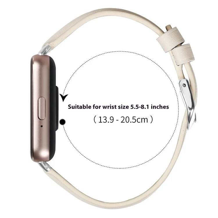 Stark Samsung Galaxy Fit 3 Echtes Leder Armband