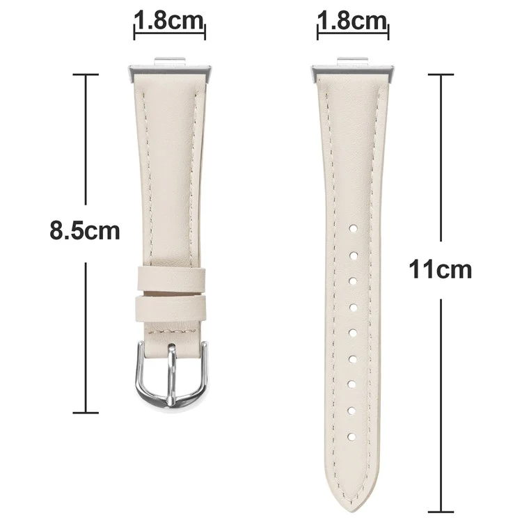 Stark Samsung Galaxy Fit 3 Echtes Leder Armband