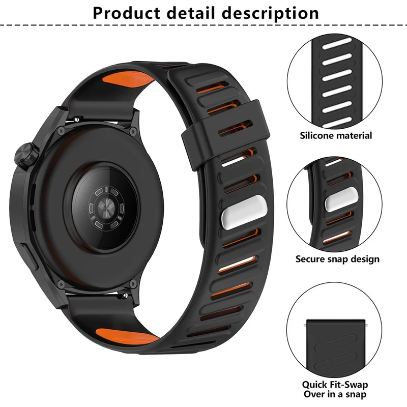 Auffallend Schön Huawei WATCH GT 5 46 mm Silikon Armband