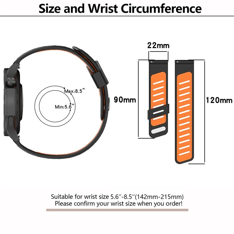 Auffallend Schön Huawei WATCH GT 5 46 mm Silikon Armband