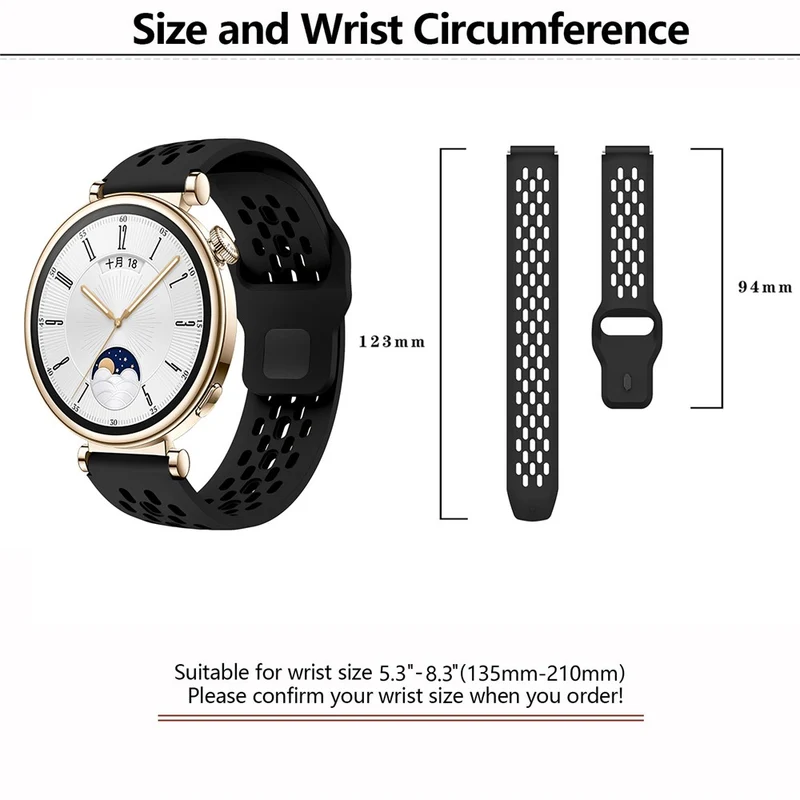 Zeitlos Universell Silikon Universell Armband