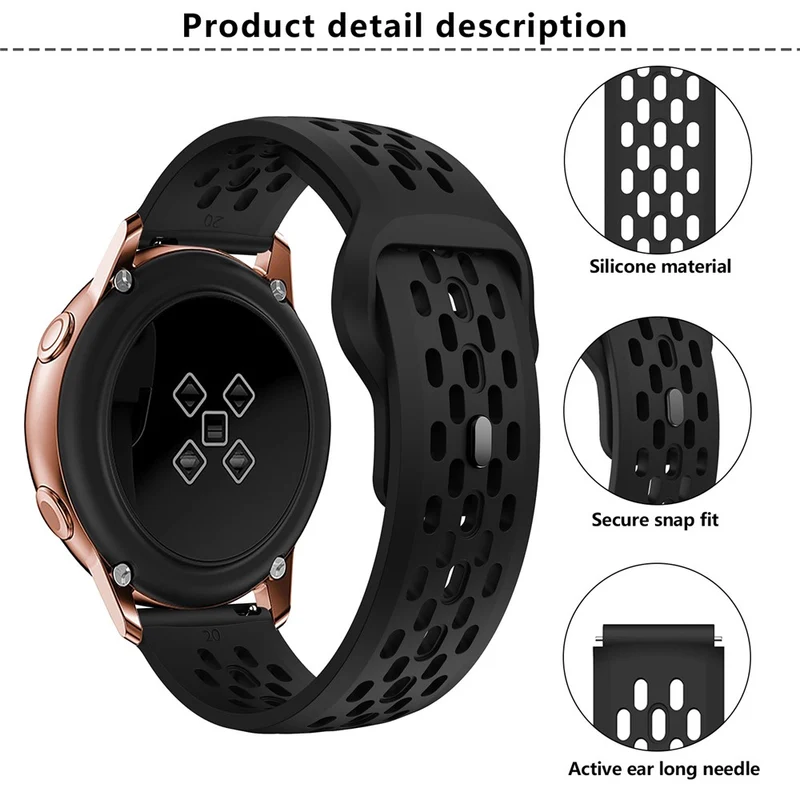 Zeitlos Universell Silikon Universell Armband