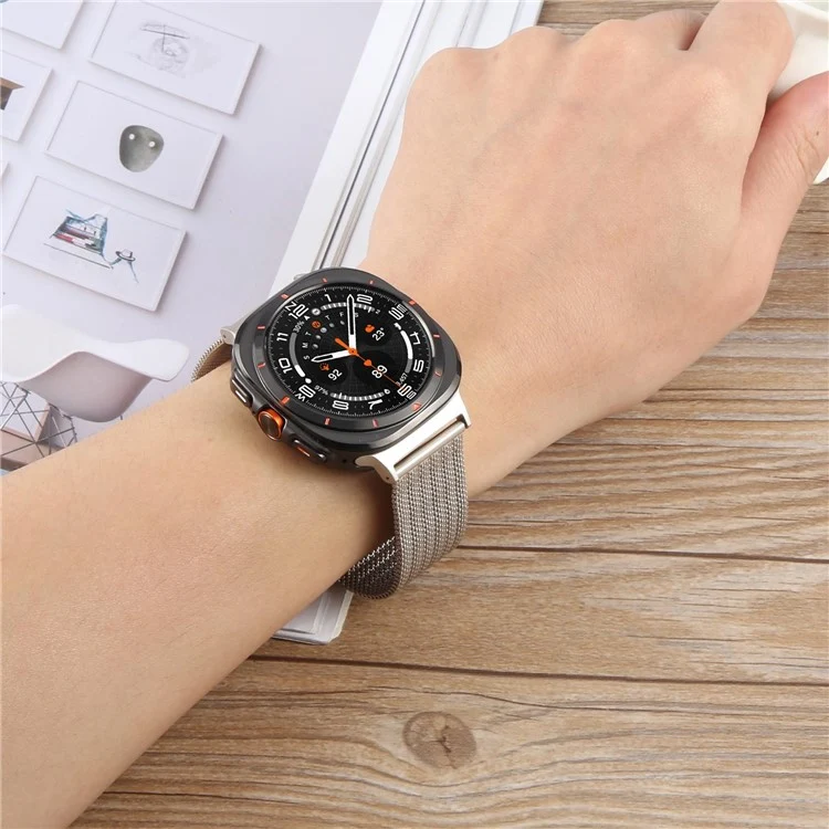 Modisch Samsung Galaxy Watch Ultra 47mm Metall Armband