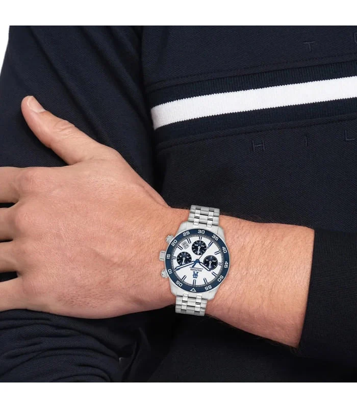 Tommy Hilfiger TH85 1792157 Herrenuhr Weiß • Multifunktions-Quarzwerk • 5 BAR Wasserdicht