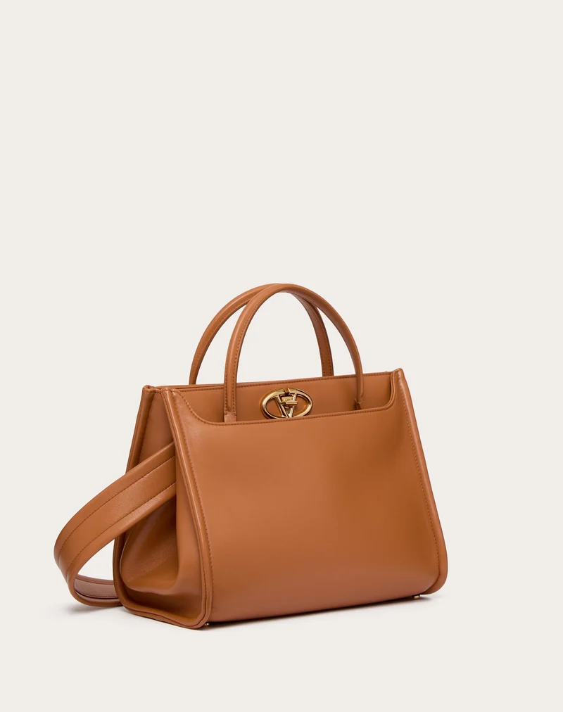 Valentino Garavani Handtasche Damen VLogo Locker Medium Braun 4W0B0N77RCG KEL