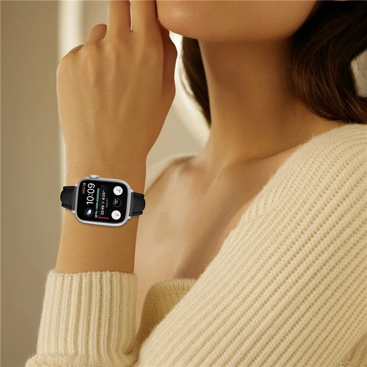Sehr Gepflegt Apple Smartwatch Echtes Leder Universell Armband