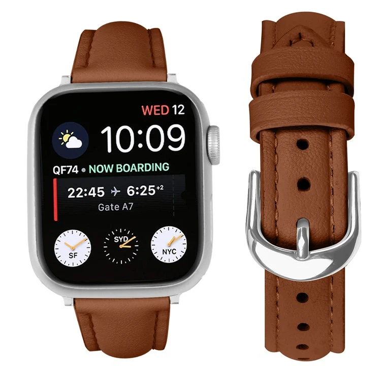 Absolut Sympathisch Apple Smartwatch Echtes Leder Universell Armband