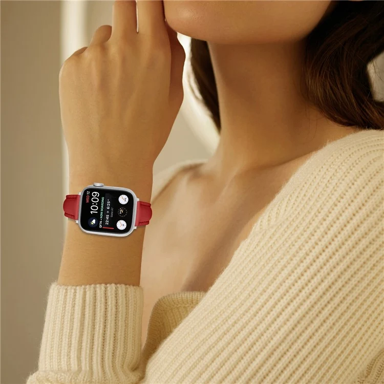 Absolut Sympathisch Apple Smartwatch Echtes Leder Universell Armband