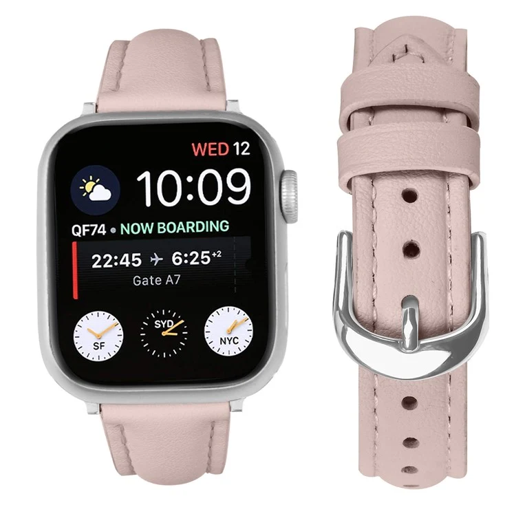 Absolut Sympathisch Apple Smartwatch Echtes Leder Universell Armband
