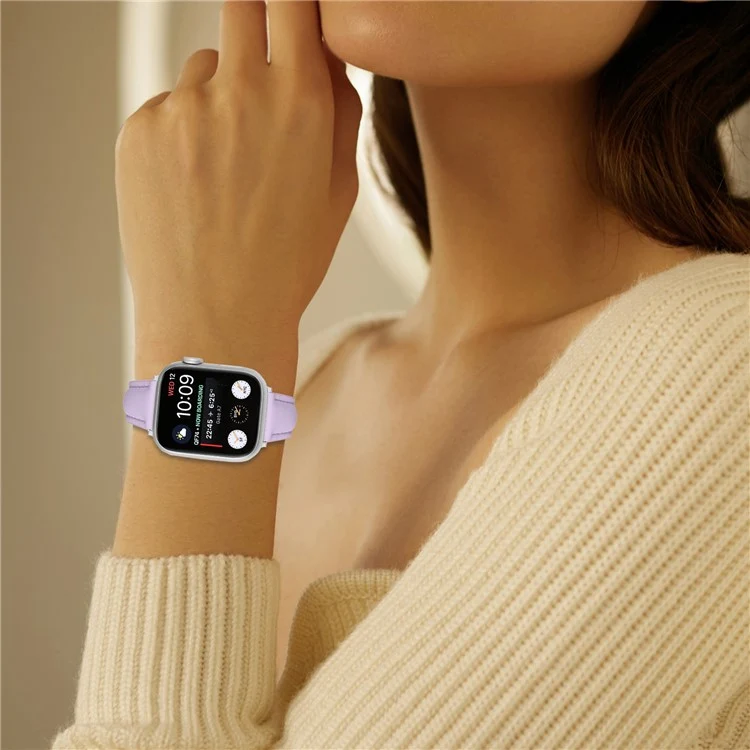 Absolut Sympathisch Apple Smartwatch Echtes Leder Universell Armband