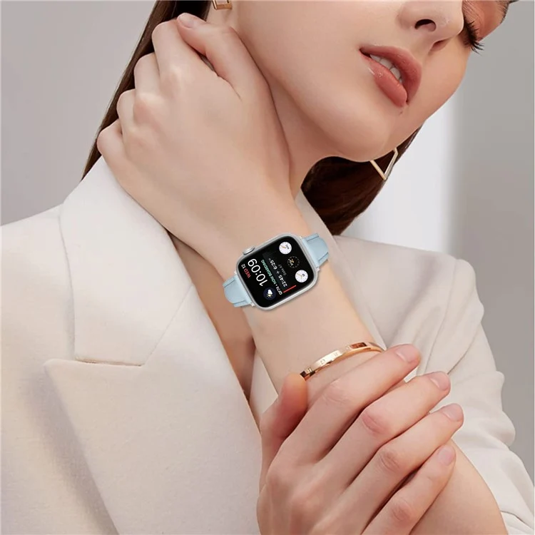 Absolut Sympathisch Apple Smartwatch Echtes Leder Universell Armband