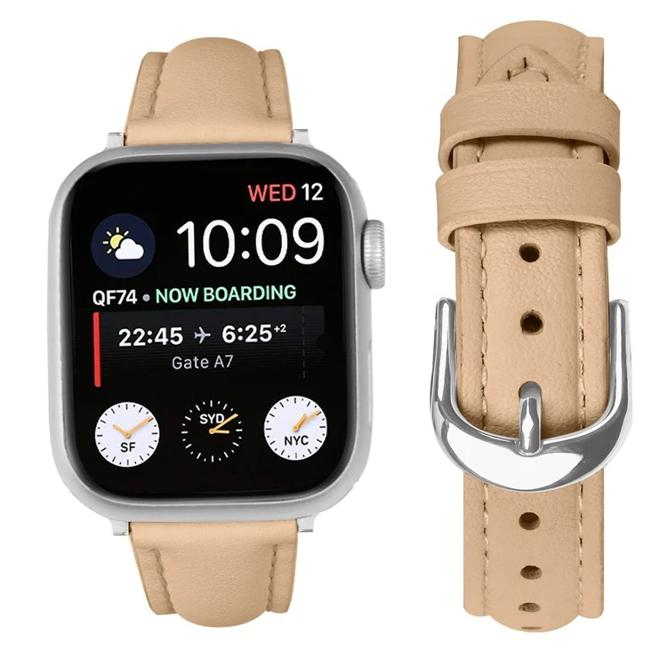 Absolut Sympathisch Apple Smartwatch Echtes Leder Universell Armband