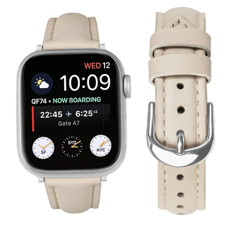 Absolut Sympathisch Apple Smartwatch Echtes Leder Universell Armband