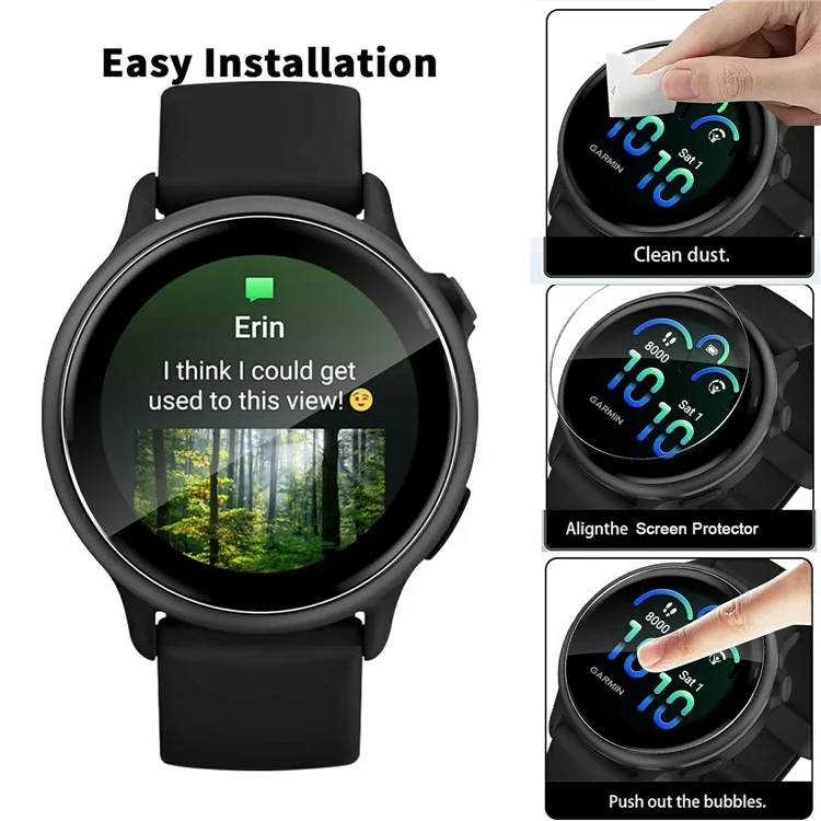 Garmin Vivoactive 6 Silikon HD Displayschutz