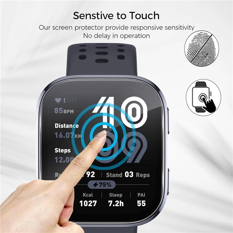 Amazfit Bip 6 Silikon HD Displayschutz