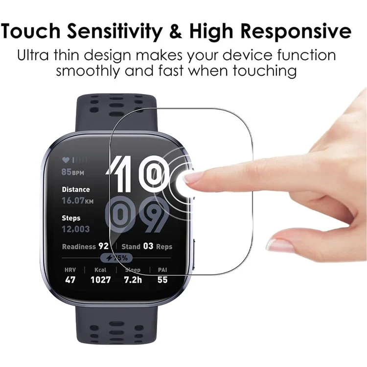Amazfit Bip 6 Silikon HD Displayschutz