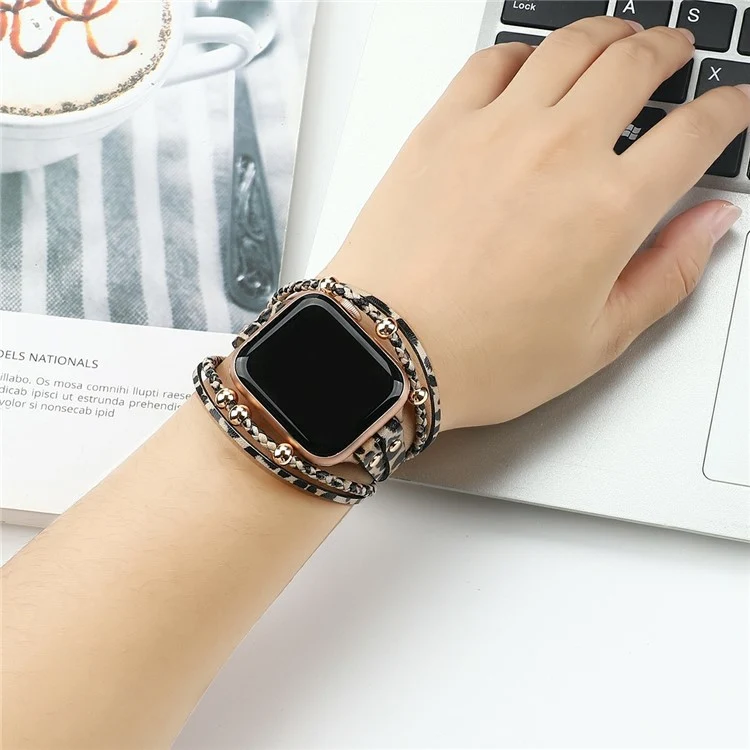 Absolut Elegant Apple Smartwatch Kunstleder Universell Armband