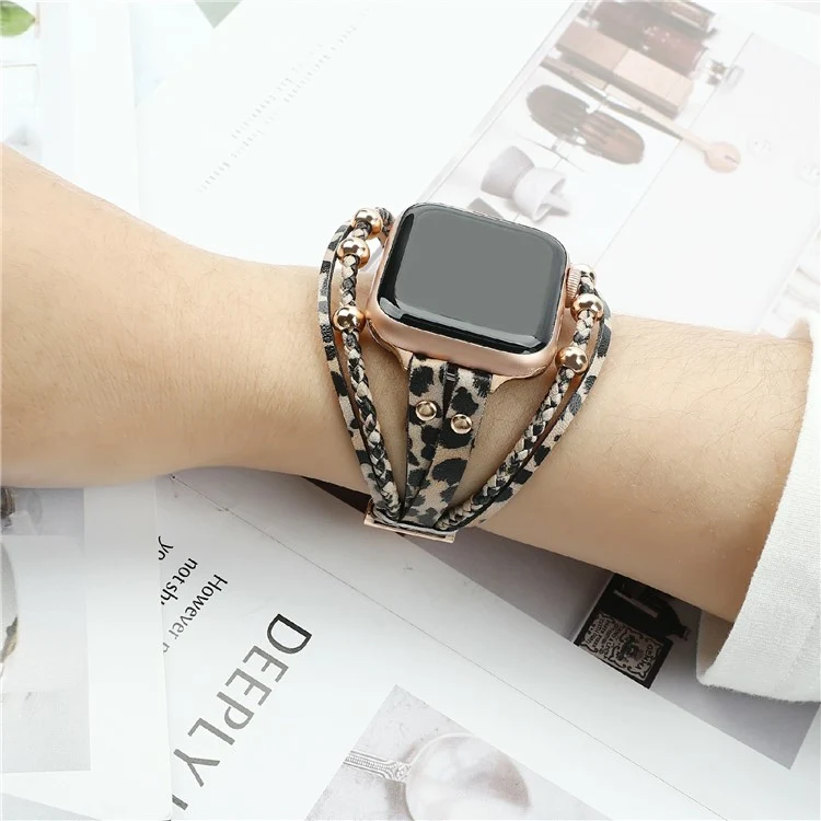 Absolut Elegant Apple Smartwatch Kunstleder Universell Armband