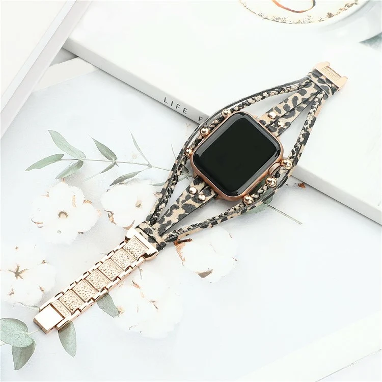 Absolut Elegant Apple Smartwatch Kunstleder Universell Armband