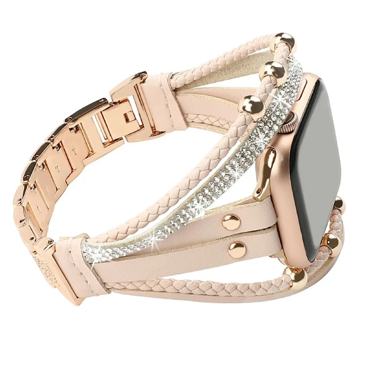 Absolut Elegant Apple Smartwatch Kunstleder Universell Armband