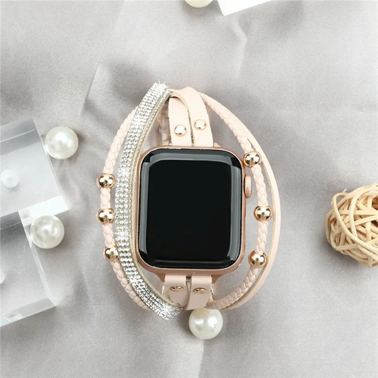 Absolut Elegant Apple Smartwatch Kunstleder Universell Armband