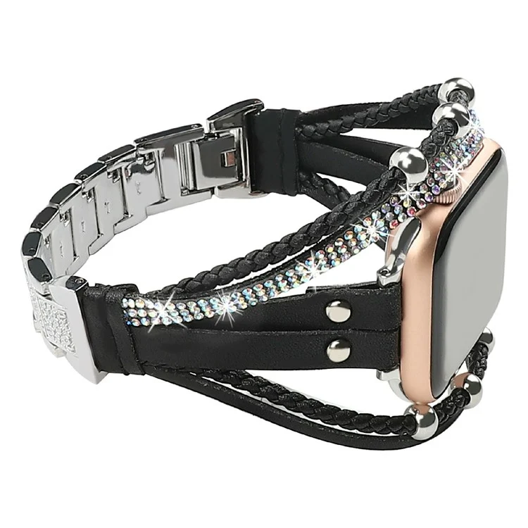 Absolut Elegant Apple Smartwatch Kunstleder Universell Armband