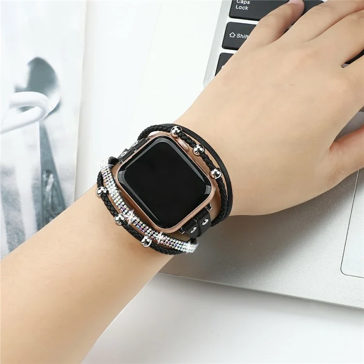 Absolut Elegant Apple Smartwatch Kunstleder Universell Armband
