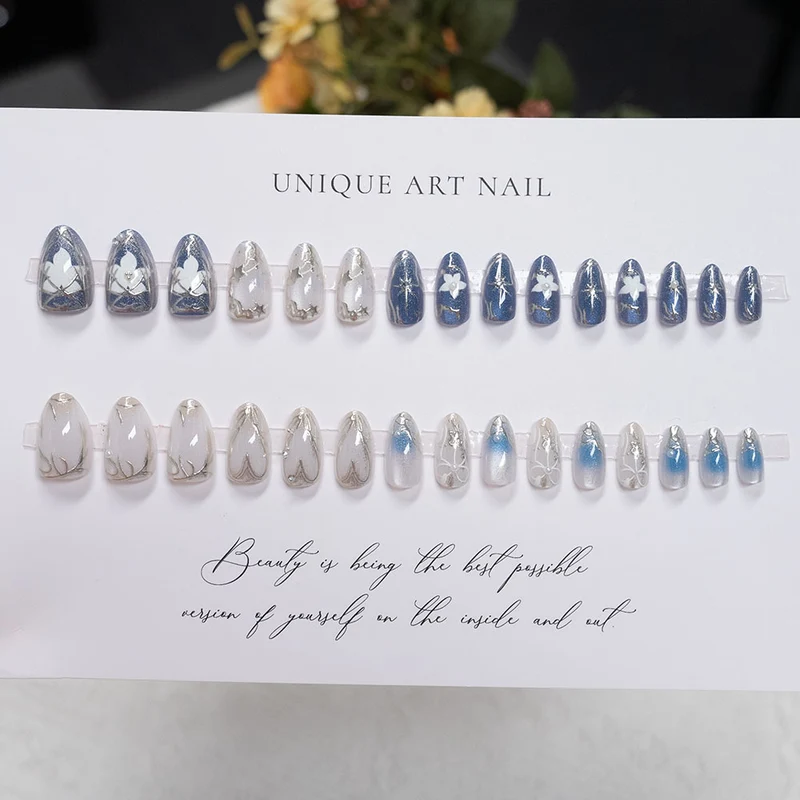 Künstlerische Ombre-Nagelkunst