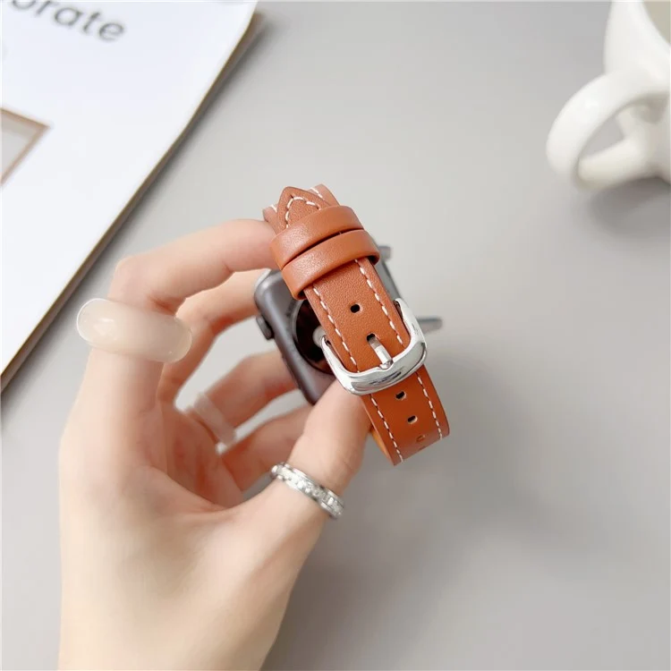 Sehr Gepflegt Apple Smartwatch Echtes Leder Universell Armband